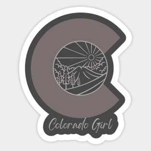 Colorado Girl Sticker